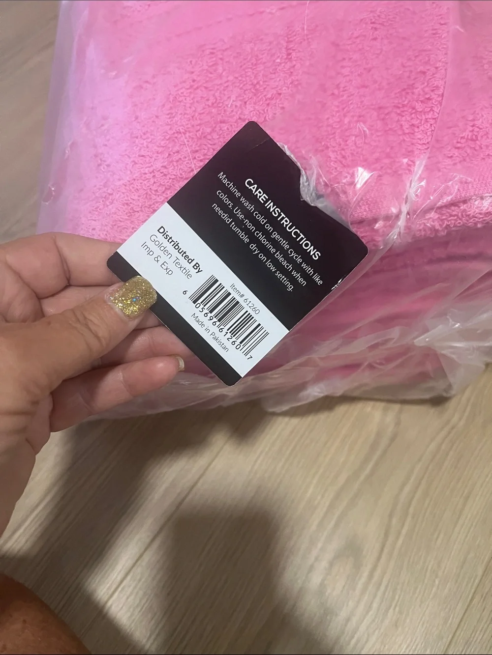 Pink Bath Towel - Bright Pink